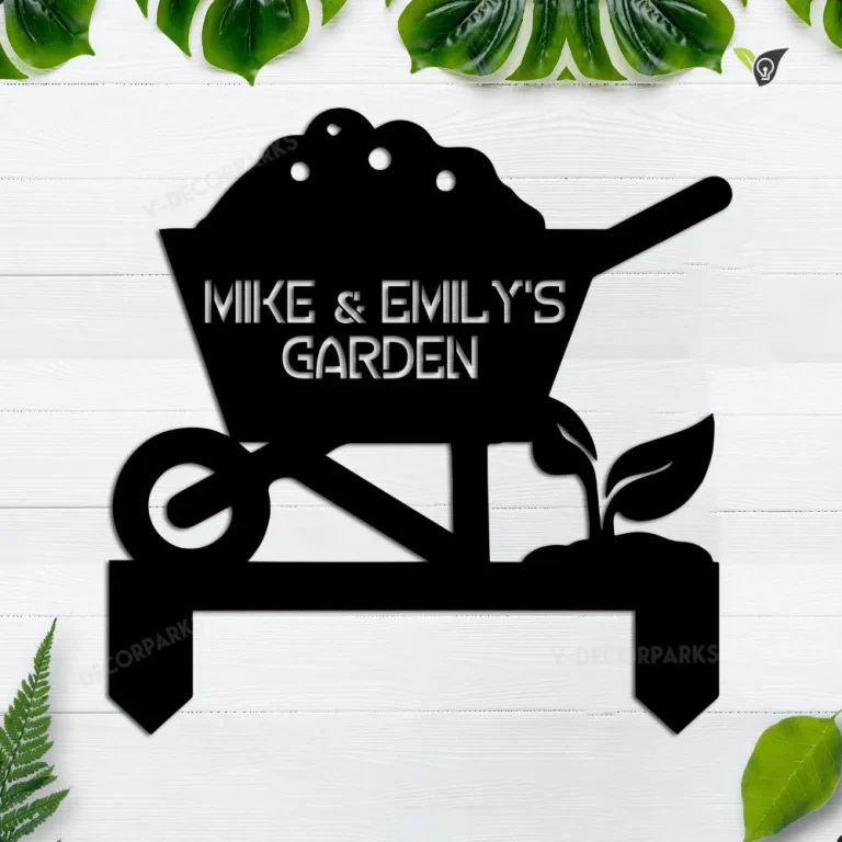 Custom Garden Sign, Garden Sign, Personalized Garden Sign, Garden, Garden Stake, Garden Art, Metal Yard Art, Outdoor Sign - Gs3