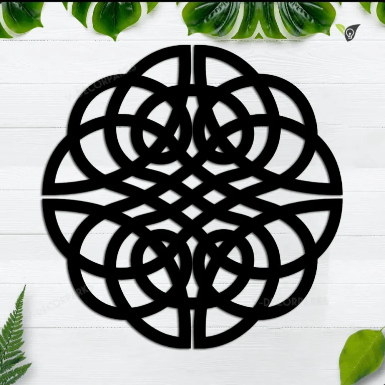 Celtic Knot Metal Wall Art, Cut Metal Sign, Wall Metal Art