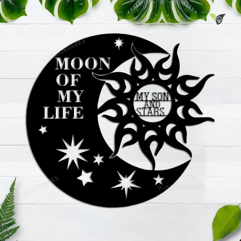 Moon Of My Life My Sun And Stars Metal Sign, Moon Sun Stars Art, Moon ...
