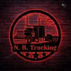 Custom Trucking Company Metal Sign With Led Lights - Truck Driver Gift - Transport Business Sign - Personalized Metal Art - Trucker