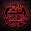 Metal Bar And Grill Sign, Backyard Bar And Grill Metal Sign With Led Lights, Bar & Grill Sign, Bar Sign, Grill Sign Backyard Sign Bebarque Sign