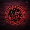 Personalized Family Lake House Established Metal Sign With Led Lights, Lake House Decor, Personalized Lake House Sign, Lake Life Sign