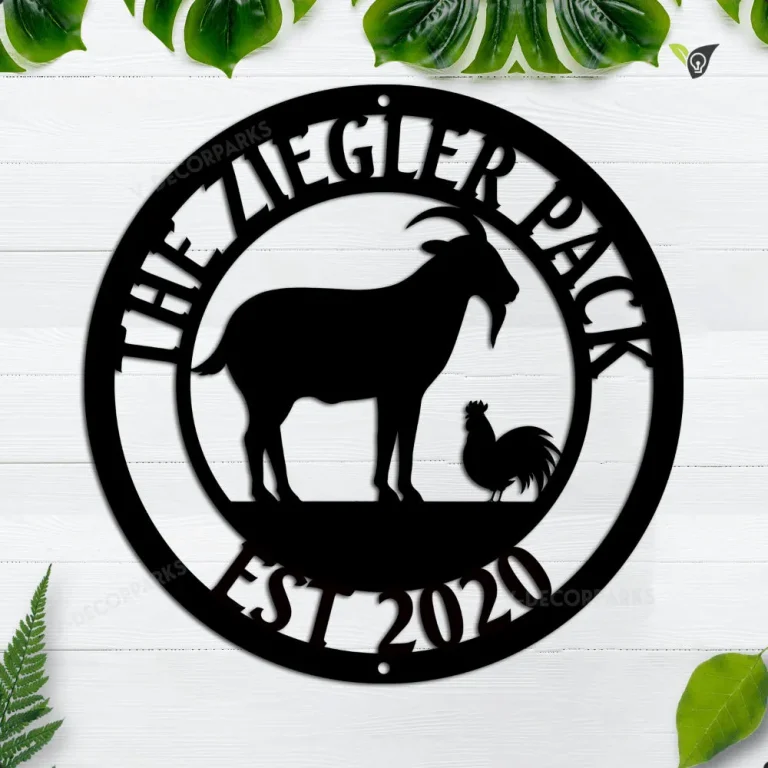 Chicken And Goat Farm Signs, Goat Farm Sign, Goat Farm, Hen House Sign, Chicken Farm, Farm Metal Sign, Metal Sign Farm, Last Name Sign