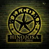 Personalized Family Name Metal Sign With Led Lights, Metal Established Family Sign, Housewarming Gift, Welcome Sign, Custom Texas Sign, Texas Star
