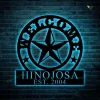 Personalized Family Name Metal Sign With Led Lights, Metal Established Family Sign, Housewarming Gift, Welcome Sign, Custom Texas Sign, Texas Star
