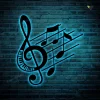 Music Notes Metal Art With Led Lights Wall Decor, Music Art Music Lover Gift, Music Wall Art, Metal Wall Art With Led Light