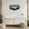 Personalized Family Name Deer Hunting Hunter Metal Sign With Led Lights Monogram, Custom Deer Antler Metal Sign For Living Room