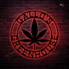 Custom Marijuana Sign, Weed Metal Wall Decor Custom Name Metal Sign With Led Lights, Personalized Name Cut Metal Art