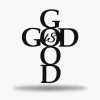 God Is Good Sign, Cut Metal Sign