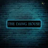 Custom Dawg House Metal Wall Art With Led Light, Metal House Sign With Led