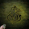 Ganesha Led Lights, Metal Wall Art, Abstract, Metal Wall Hanging Art, Lord Ganesh, Metal Wall Sculpture, Housewarming Gift