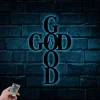 God Is Good, Love And Faith With Led Lights, Entryway Decor, Bathroom Wall Decor, Living Room Decor, Kitchen Decor, Mother's Day, Easter