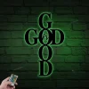 God Is Good, Love And Faith With Led Lights, Entryway Decor, Bathroom Wall Decor, Living Room Decor, Kitchen Decor, Mother's Day, Easter