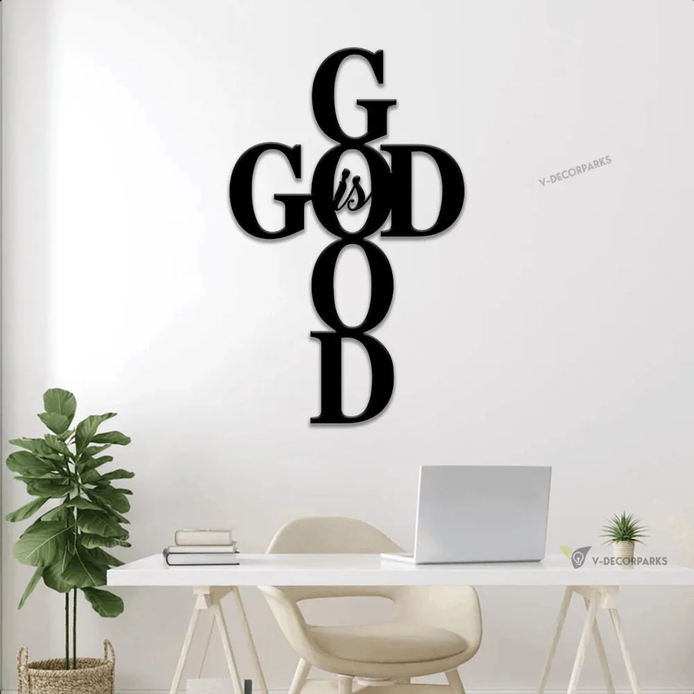 God Is Good, Love And Faith With Led Lights, Entryway Decor, Bathroom Wall Decor, Living Room Decor, Kitchen Decor, Mother's Day, Easter