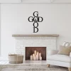 God Is Good Sign, Cut Metal Sign, Metal Wall Art, Metal House Sign