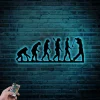 Golf Evolution Metal Sign With Led Lights, Funny Golf Sign, Metal Man Cave Sign Decor, Funny Golf Decor, Golfer Golf Gift, Funny Golf Wall Art