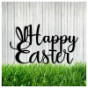 Happy Easter Metal Sign Wall Decor, Metal Sign Outdoor