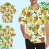 Custom Tropical Shirts For Men, Personalized Men Women Kid Dog Hawaii Shirt, Custom Hawaiian Button Shirt, Custom Hawaiian Shirt With Face