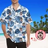 Personalized Dog Face Shirt Custom Shirt With Face Pet Face Shirt Personalized Hawaiian Shirt Custom Men's Shirt Birthday Gift For Him