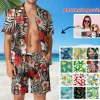 Custom Dog Cat Hawaiian Shirts, Personalized Swim Trunk With Face, Personalized Men Swimwear, Custom Dog Hawaiian Shirt, Hawaiian Shirt Face