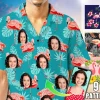 Hawaiian Shirts,custom Retro Shirt,personalized Face Beach Shirts,custom Photo Shirt,vacation Shirt,picture On Shirt,gift For Him/her,s-5xl