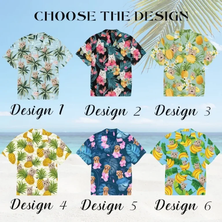 Custom Hawaiian Shirt With Face, Custom Hawaiian Shirt For Men Women Kid, Custom Hawaiian Dog Shirt , Hawaiian Shirt For Logo, Summer Party