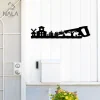 Hand Saw With Farm House And Tractor Design Metal Wall Art, Farmlife Decorative Metal Art, Wall Hanging, Farm Gifts