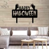 Happy Halloween Hand Metal Sign, Metal Wall Hangings, Scary Metal Wall Art, Halloween Home Decor, Gift For Halloween