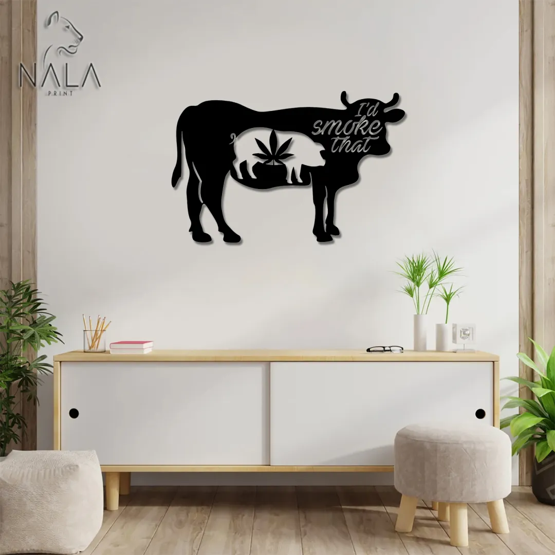 I_d_2520Smoke_2520That_2520420.2_32342500-4e59-4ca6-b1ce-87737b5196f8.webp I'd Smoke That 420 Metal Sign, Wall Hanging, Funny Metal Wall Art Decoration, Modern Home Decor, Metal Wall Decor
