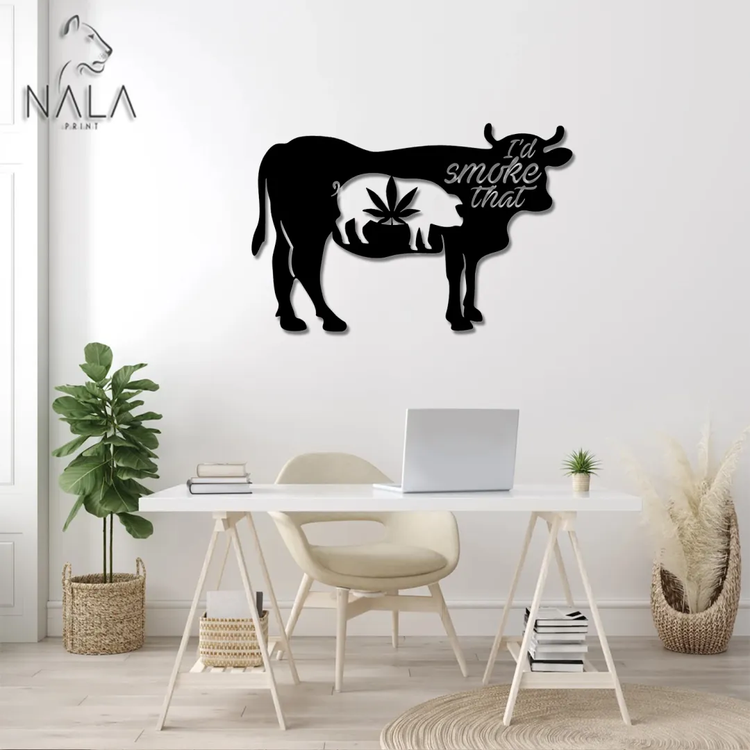 I_d_2520Smoke_2520That_2520420.3_5280640d-0180-4483-bd43-ec2c89a12e72.webp I'd Smoke That 420 Metal Sign, Wall Hanging, Funny Metal Wall Art Decoration, Modern Home Decor, Metal Wall Decor