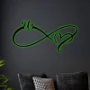 Infinity Heart Sign, Infinity Love Sign, Metal Infinity Sign, Forever And Always Sign, Love Sign, Metal Sign With Led Lights, Valentines Gift