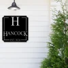 Legacy Custom Name Metal Sign Personalized Monogram Wall Metal Art