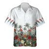 Tropical Parrot Hawaiian Shirt For Men Women, Tropical Summer Hibiscus Beach Shirts, Parrot Aloha Shirt, Parrot Lovers Button Down Short Sleeve Shirts