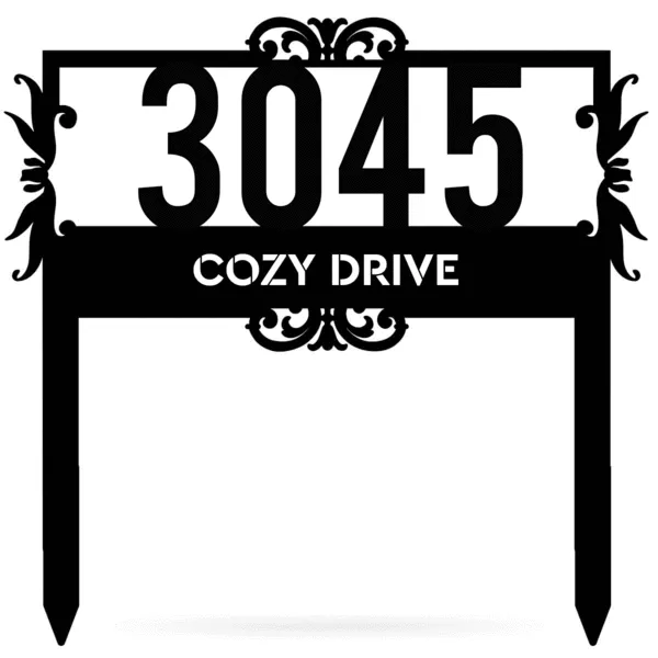 Lawn-Address-Monogram-Cozy-Dr_600x_1024x1024_2x_990bfed1-5f8f-48b1-b643-6b674f640b6f.webp Lawn Address Monogram, Cut Metal Sign, Metal Wall Art, Metal House Sign