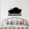 Personalized M3 Bradley Tank Sign Hanging Name Garden Sign, Metal Sign Wall Decor, Metal Sign Outdoor, Indoor