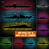 Custom Us Navy Ship Metal Sign With Led Lights, Us Navy Destroyer Aircraft Carriers Ship Metal Wall Art, Navy Veteran Gift