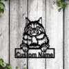 Personalized Siberian Cat Metal Sign Art, Custom Siberian Cat Metal Sign, Animal Gift, Pets Gift, Birthday Gift