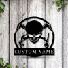 Personalized Welder Fabricator Monogram Metal Sign Art, Custom Welder Monogram Metal Sign, Welder Monogram Gift, Job Gift