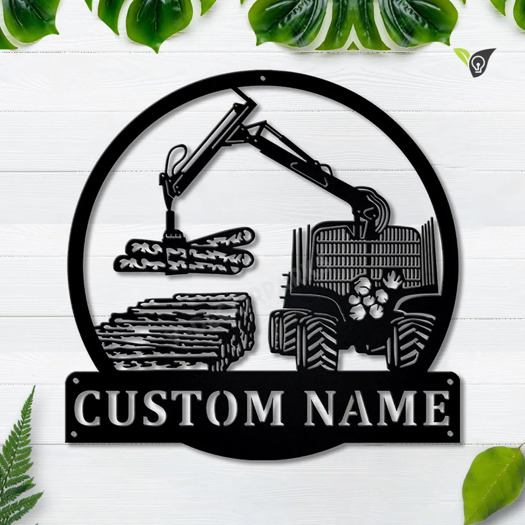 MSCC0139-copy.webp Personalized Logging Lumber Harvester Monogram Metal Sign Art, Custom Logging Lumber Metal Wall Art, Outdoor Metal Sign, Job Gift