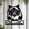 Personalized Holy Burma Cat Metal Sign Art, Custom Holy Burma Cat Metal Sign, Father's Day Gift, Pets Gift, Birthday Gift