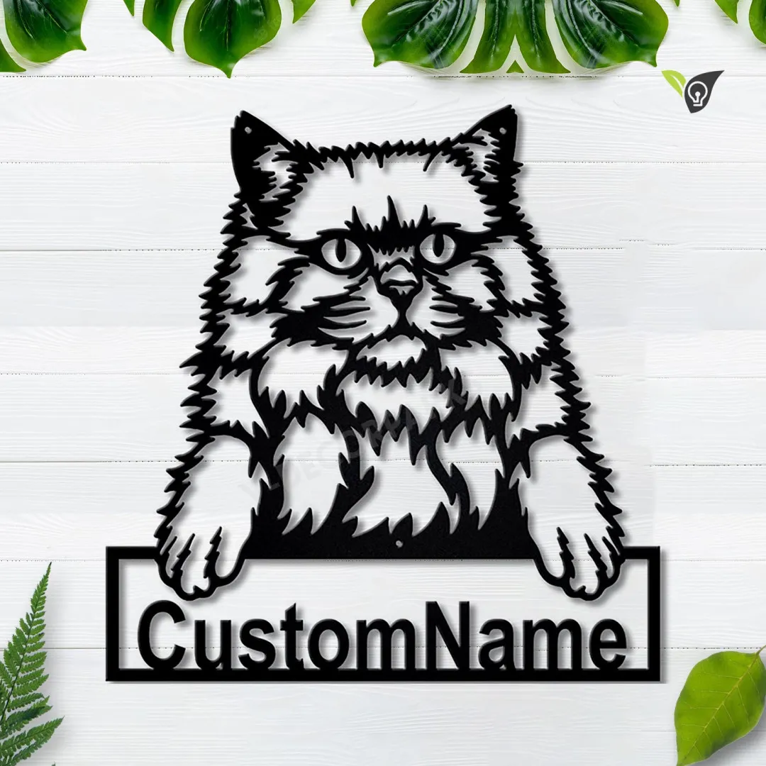 MSCC0176-copy.webp Personalized British Longhair Cat Metal Sign Art, Custom British Longhair Cat Metal Sign, Father's Day Gift, Pets Gift, Birthday Gift