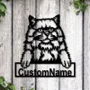Personalized British Longhair Cat Metal Sign Art, Custom British Longhair Cat Metal Sign, Father's Day Gift, Pets Gift, Birthday Gift
