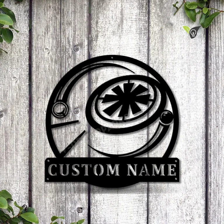Personalized Frisbee Sport Monogram Metal Sign Art, Custom Frisbee Sport Metal Sign, Hobbie Gifts, Sport Gift, Birthday Gift