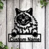 Personalized Balinese Cat Metal Sign Art, Custom Balinese Cat Metal Sign, Father's Day Gift, Pets Gift, Birthday Gift