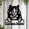 Personalized Tortoiseshell Cat Metal Sign Art, Custom Tortoiseshell Cat Metal Sign, Animal Gift, Pets Gift, Birthday Gift