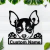 Personalized Chihuahua Dog Metal Sign Art, Custom Chihuahua Dog Metal Sign, Father's Day Gift, Pets Gift, Birthday Gift