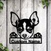 Personalized Chihuahua Dog Metal Sign Art, Custom Chihuahua Dog Metal Sign, Father's Day Gift, Pets Gift, Birthday Gift