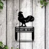 Personalized Chicken Farmer Monogram Metal Yard Art ,custom Chicken Metal Sign, Chicken Lover Sign Decoration For Living Room