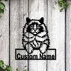 Personalized Ragdoll Cat Metal Sign Art, Custom Ragdoll Cat Metal Sign, Animal Gift, Pets Gift, Birthday Gift