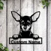 Personalized Miniature Pinscher Dog Metal Sign Art, Custom Miniature Pinscher Metal Sign, Birthday Gift, Animal Funny, Father's Day Gift